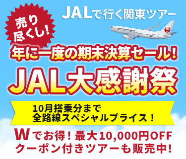 JALで行く関東ツアー特集