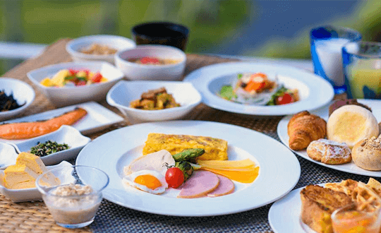 ヒルトン沖縄北谷リゾートの朝食ビュッフェ