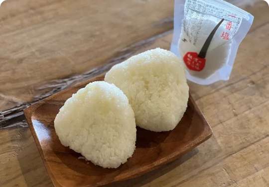 メスティンで炊く、棚田米のおにぎり作り