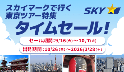 スカイマーク（SKYMARK）の格安東京・TDRツアー・東京・TDR旅行予約